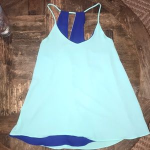Turquoise tank top- M